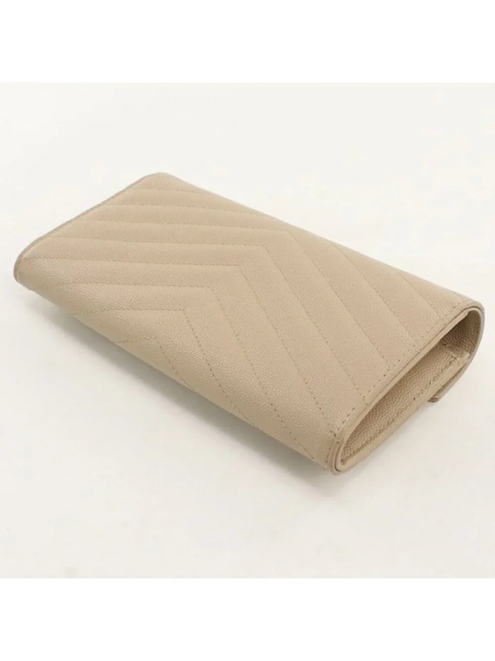 Saint Laurent Large Flap Wallet Cassandra Bifold Leather - Picture 2 of 7